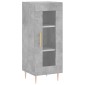 vidaXL Ντουλάπι Γκρι Σκυροδέματος 34,5x34x180 εκ. Επεξεργασμένο Ξύλο