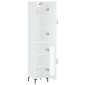 vidaXL Ντουλάπι Λευκός 34,5 x 34 x 180 εκ. από Επεξεργασμένο Ξύλο