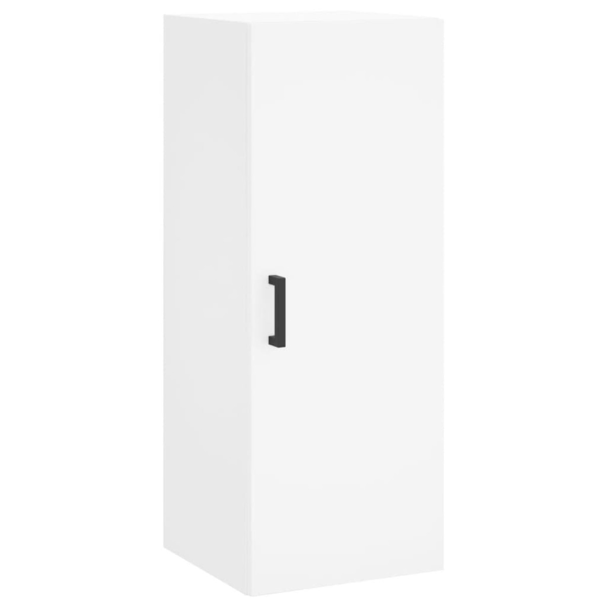 vidaXL Ντουλάπι Λευκός 34,5 x 34 x 180 εκ. από Επεξεργασμένο Ξύλο
