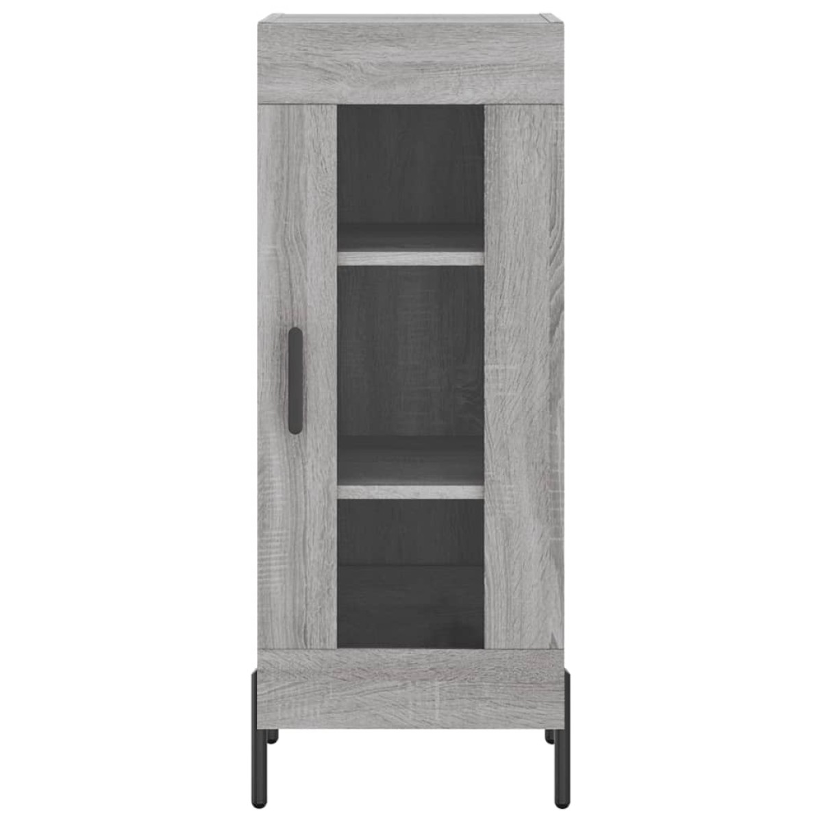 vidaXL Μπουφές Sonoma Γκρι 34,5 x 34 x 180 εκ. από Επεξεργασμένο Ξύλο