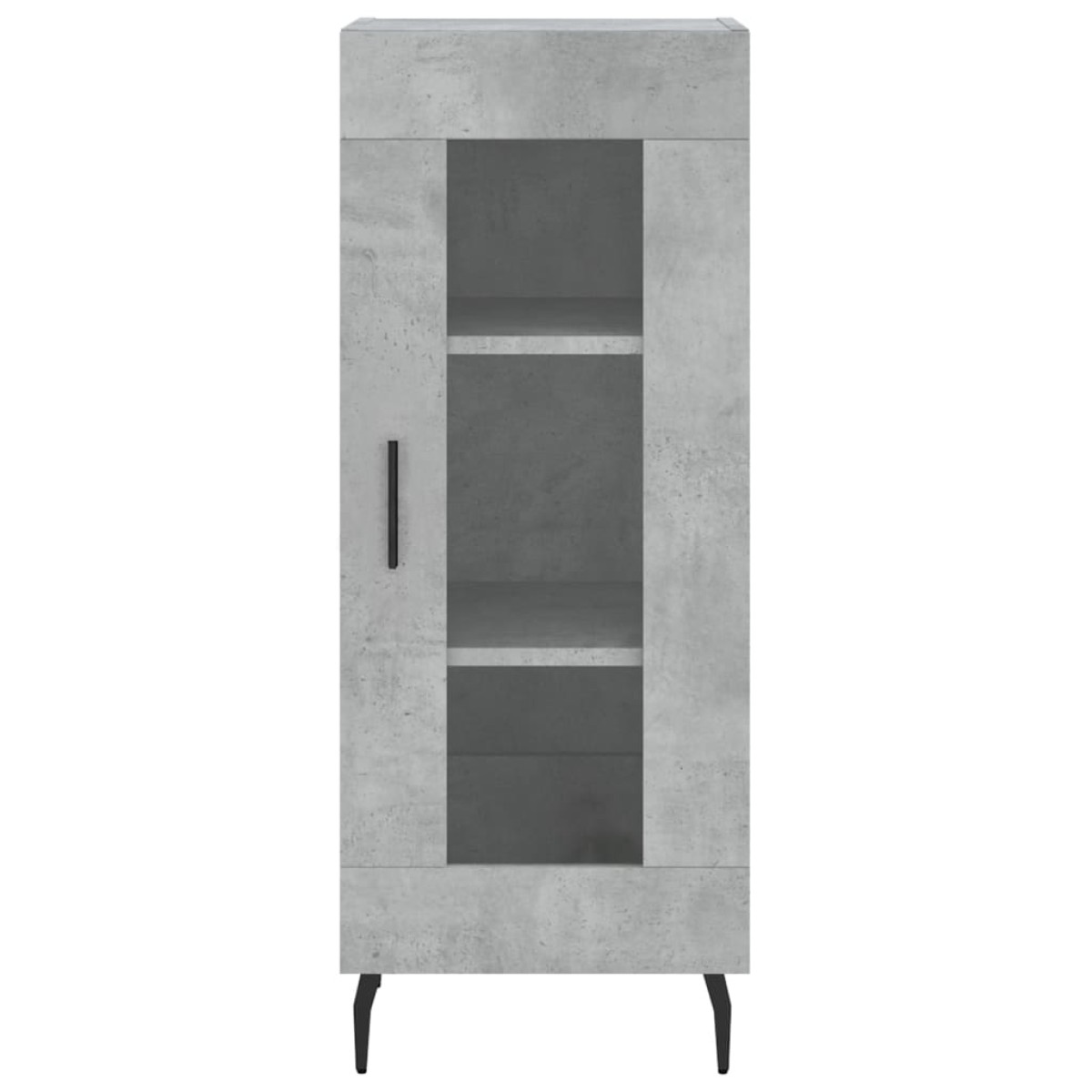 vidaXL Ντουλάπι Γκρι Σκυροδέματος 34,5x34x180 εκ. Επεξεργασμένο Ξύλο
