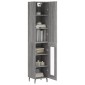 vidaXL Μπουφές Sonoma Γκρι 34,5 x 34 x 180 εκ. από Επεξεργασμένο Ξύλο