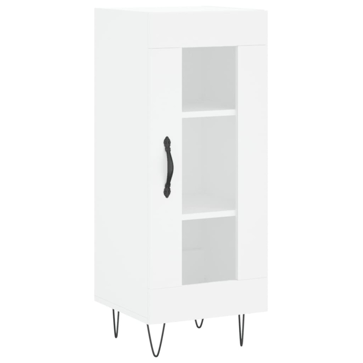 vidaXL Ντουλάπι Λευκός 34,5 x 34 x 180 εκ. από Επεξεργασμένο Ξύλο