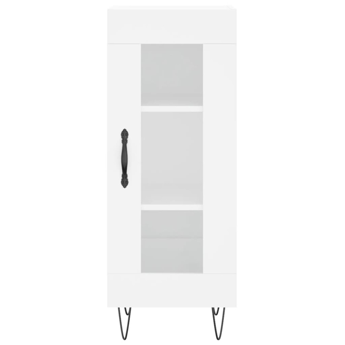 vidaXL Ντουλάπι Λευκός 34,5 x 34 x 180 εκ. από Επεξεργασμένο Ξύλο