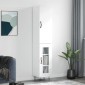 vidaXL Ντουλάπι Λευκός 34,5 x 34 x 180 εκ. από Επεξεργασμένο Ξύλο