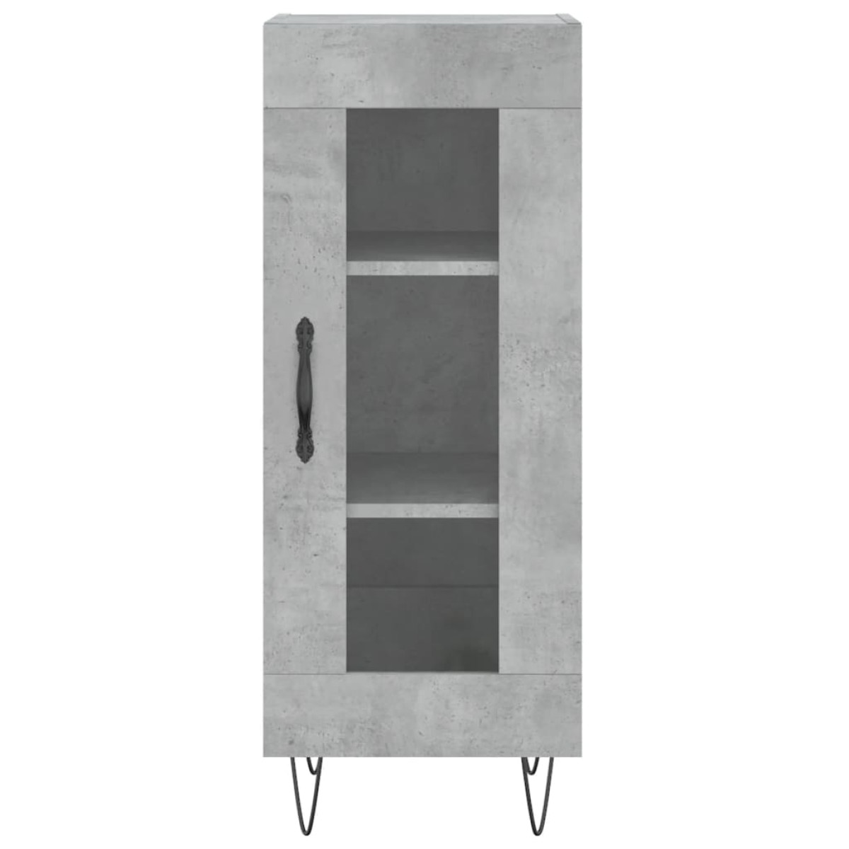 vidaXL Ντουλάπι Γκρι Σκυροδέματος 34,5x34x180 εκ. Επεξεργασμένο Ξύλο