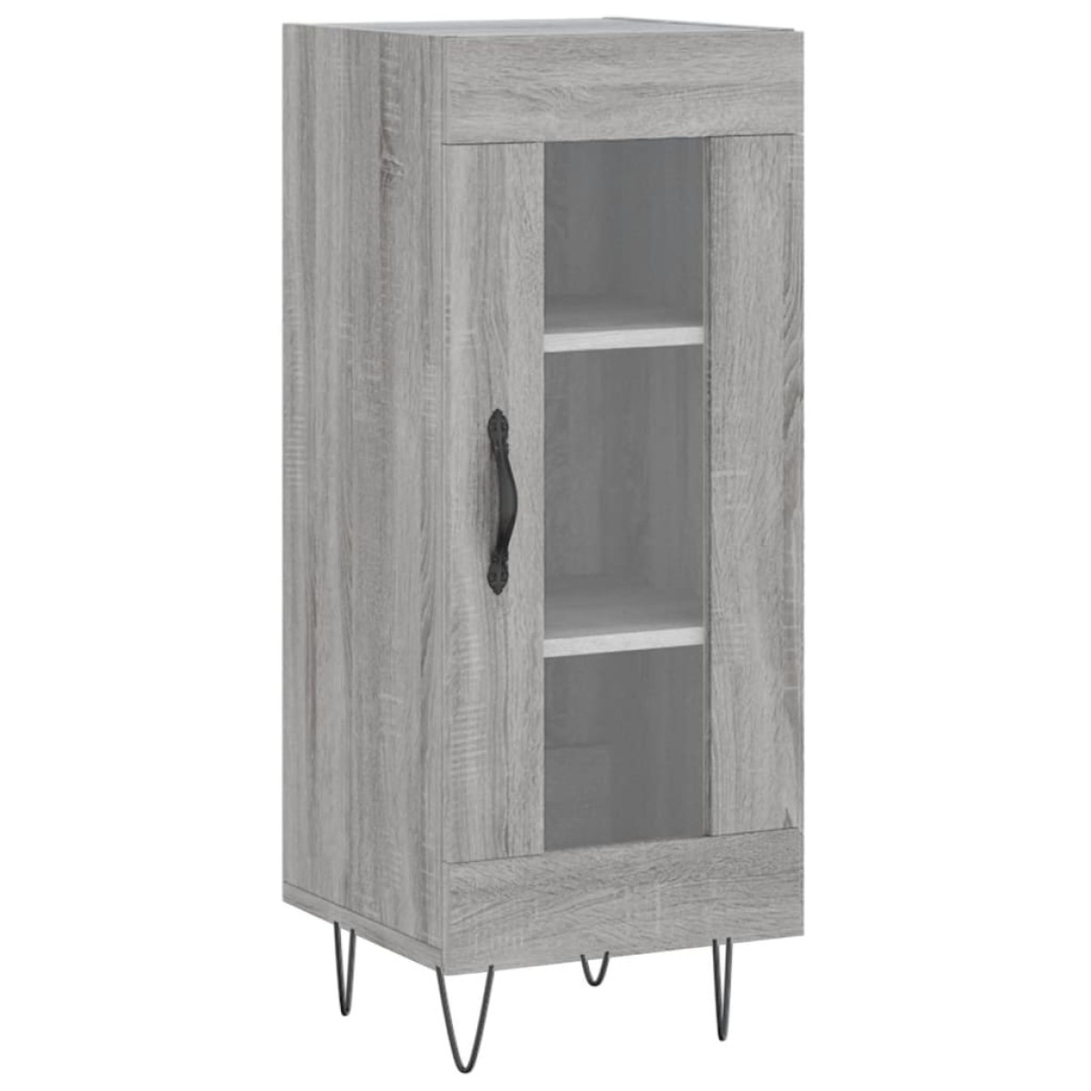 vidaXL Μπουφές Sonoma Γκρι 34,5 x 34 x 180 εκ. από Επεξεργασμένο Ξύλο