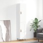 vidaXL Ντουλάπι Γυαλ. Λευκό 34,5 x 34 x 180 εκ. από Επεξεργασμένο Ξύλο