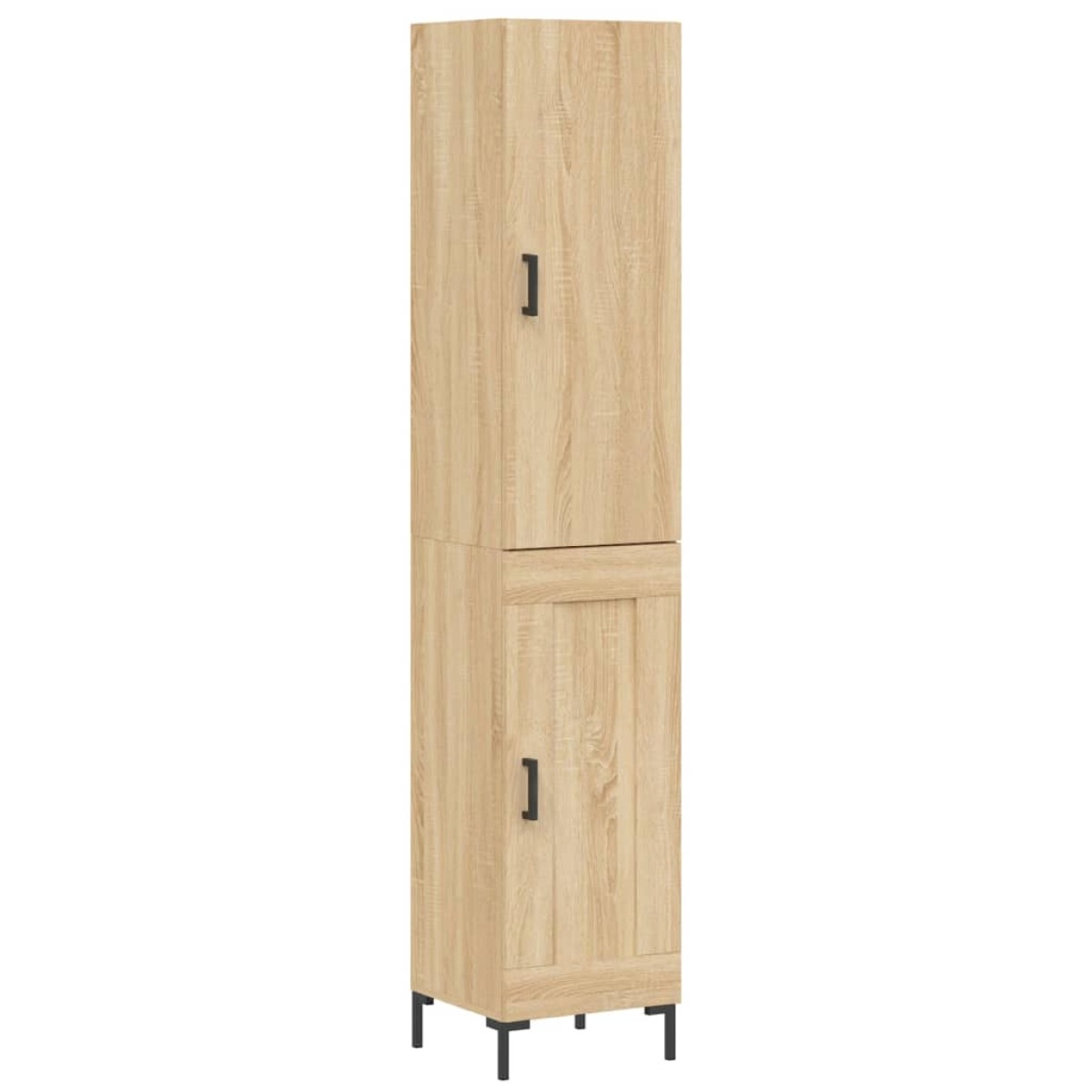 vidaXL Μπουφές Sonoma δρυς 34,5 x 34 x 180 εκ. από Επεξεργασμένο Ξύλο