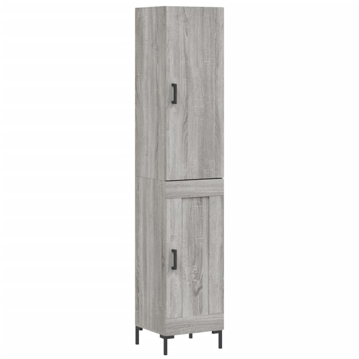 vidaXL Μπουφές Sonoma Γκρι 34,5 x 34 x 180 εκ. από Επεξεργασμένο Ξύλο