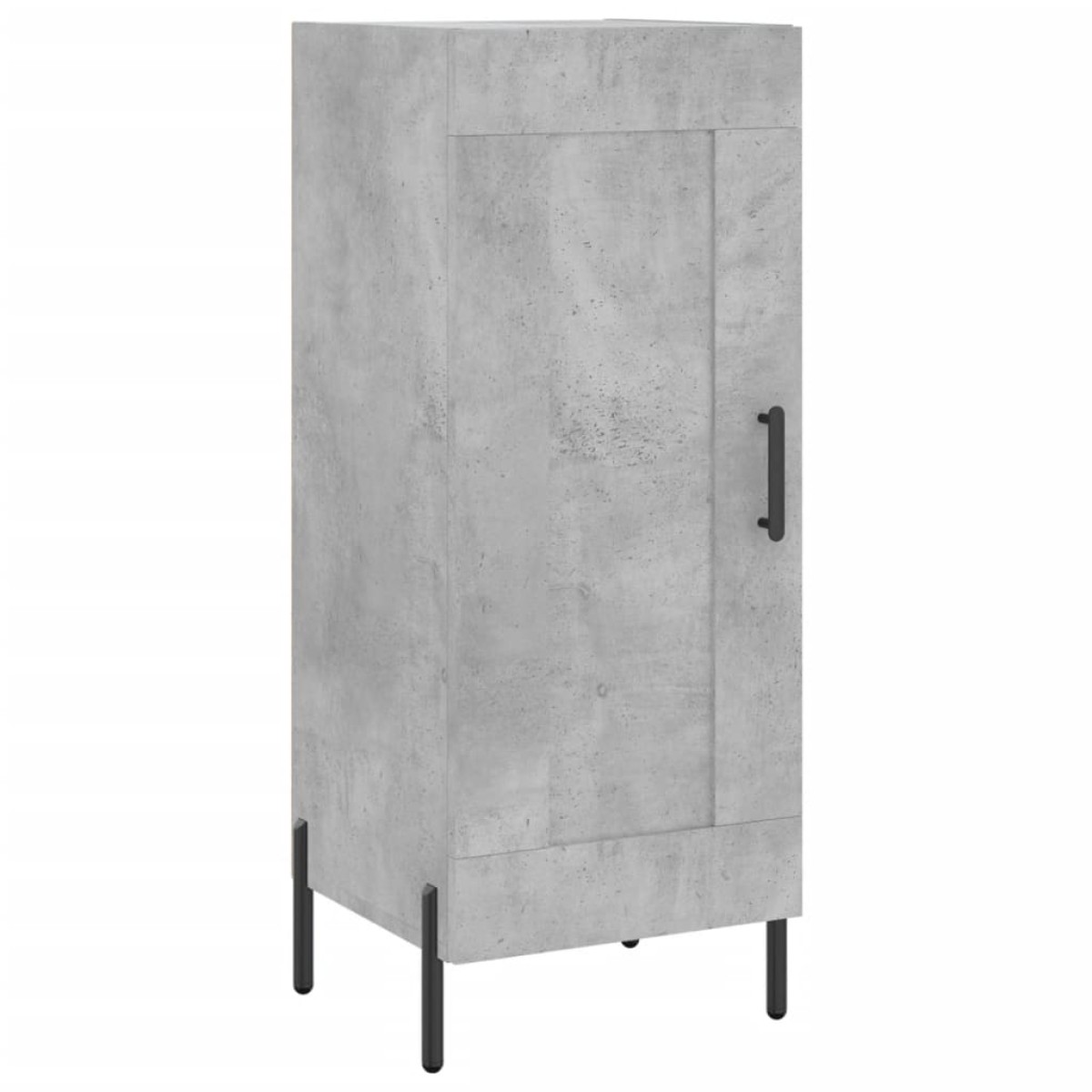 vidaXL Ντουλάπι Γκρι Σκυροδέματος 34,5x34x180 εκ. Επεξεργασμένο Ξύλο