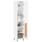 vidaXL Ντουλάπι Λευκός 34,5 x 34 x 180 εκ. από Επεξεργασμένο Ξύλο