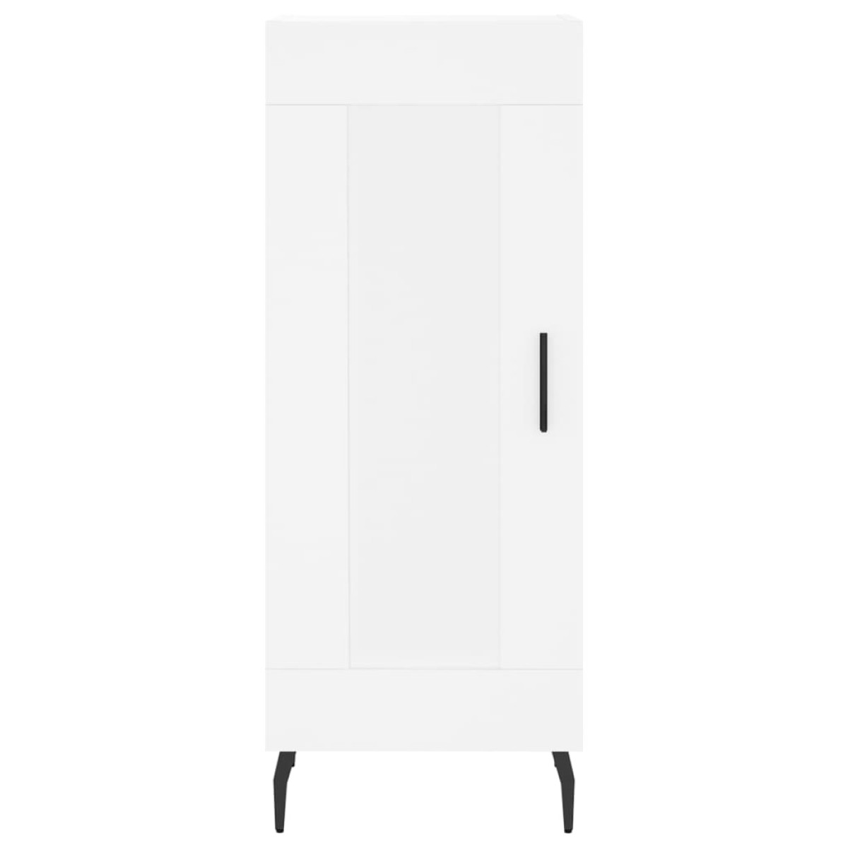 vidaXL Ντουλάπι Λευκός 34,5 x 34 x 180 εκ. από Επεξεργασμένο Ξύλο