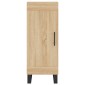 vidaXL Μπουφές Sonoma δρυς 34,5 x 34 x 180 εκ. από Επεξεργασμένο Ξύλο