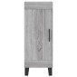 vidaXL Μπουφές Sonoma Γκρι 34,5 x 34 x 180 εκ. από Επεξεργασμένο Ξύλο