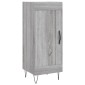 vidaXL Μπουφές Sonoma Γκρι 34,5 x 34 x 180 εκ. από Επεξεργασμένο Ξύλο