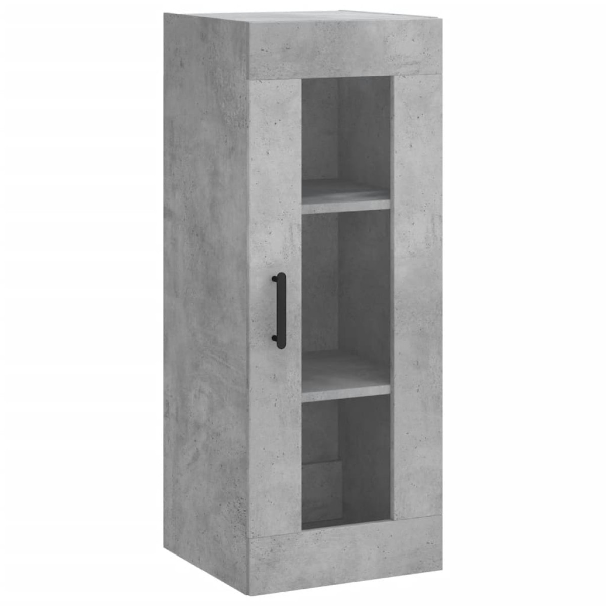 vidaXL Ντουλάπι Γκρι Σκυροδέματος 34,5x34x180 εκ. Επεξεργασμένο Ξύλο
