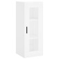 vidaXL Ντουλάπι Λευκός 34,5 x 34 x 180 εκ. από Επεξεργασμένο Ξύλο