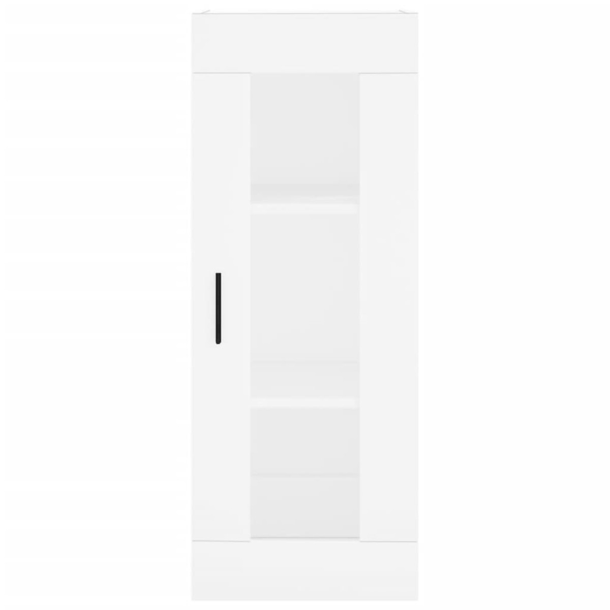 vidaXL Ντουλάπι Λευκός 34,5 x 34 x 180 εκ. από Επεξεργασμένο Ξύλο