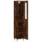 vidaXL Ντουλάπι Καπνιστή δρυς 34,5x34x180 εκ. από Επεξεργασμένο Ξύλο