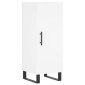 vidaXL Ντουλάπι Λευκός 34,5 x 34 x 180 εκ. από Επεξεργασμένο Ξύλο