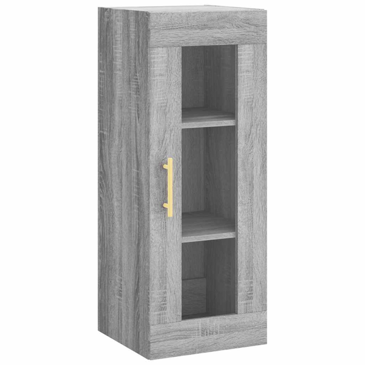 vidaXL Μπουφές Sonoma Γκρι 34,5 x 34 x 180 εκ. από Επεξεργασμένο Ξύλο