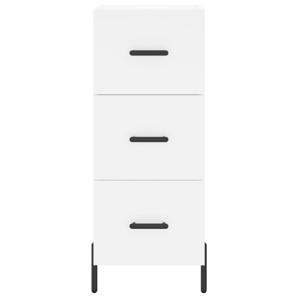 vidaXL Ντουλάπι Λευκός 34,5 x 34 x 180 εκ. από Επεξεργασμένο Ξύλο