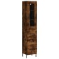 vidaXL Ντουλάπι Καπνιστή δρυς 34,5x34x180 εκ. από Επεξεργασμένο Ξύλο