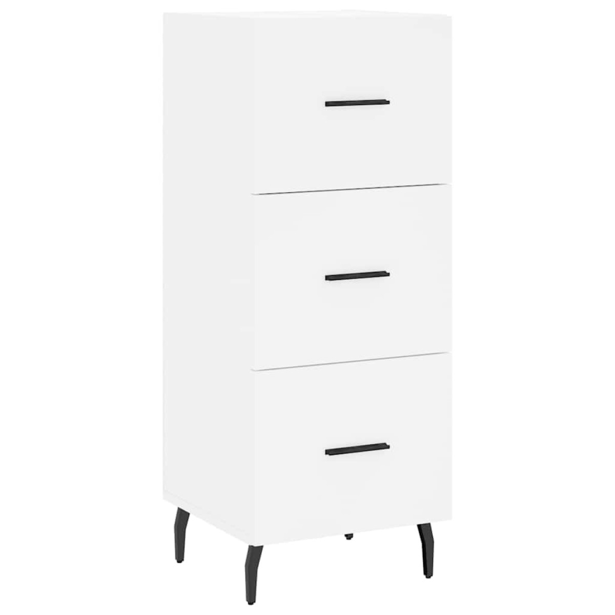 vidaXL Ντουλάπι Λευκός 34,5 x 34 x 180 εκ. από Επεξεργασμένο Ξύλο