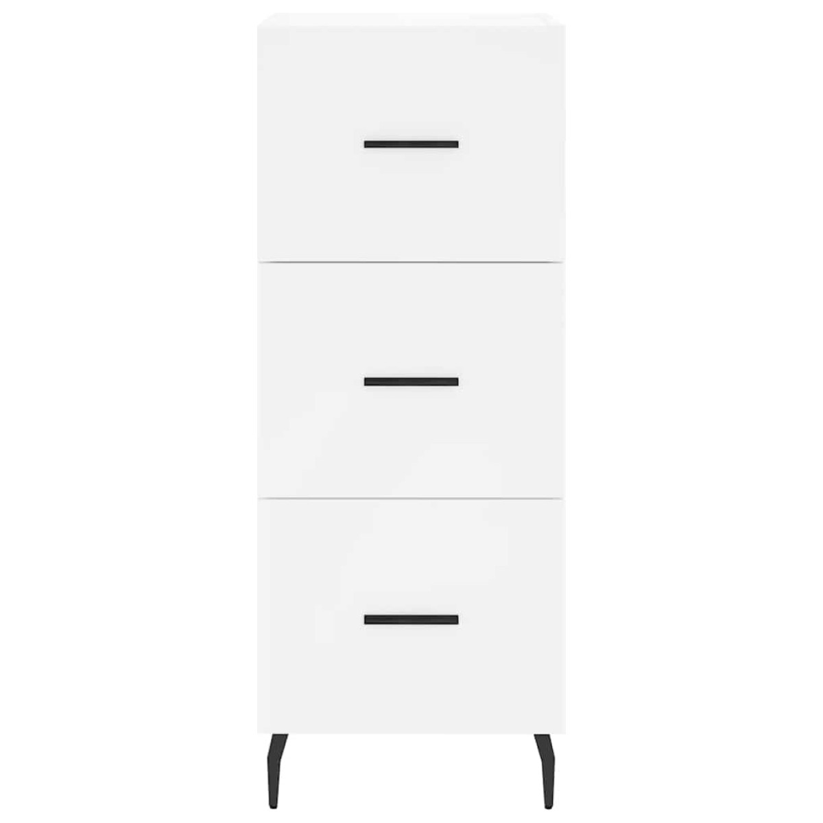 vidaXL Ντουλάπι Λευκός 34,5 x 34 x 180 εκ. από Επεξεργασμένο Ξύλο
