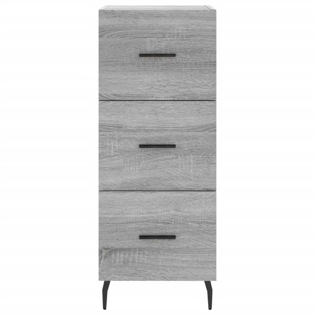 vidaXL Μπουφές Sonoma Γκρι 34,5 x 34 x 180 εκ. από Επεξεργασμένο Ξύλο