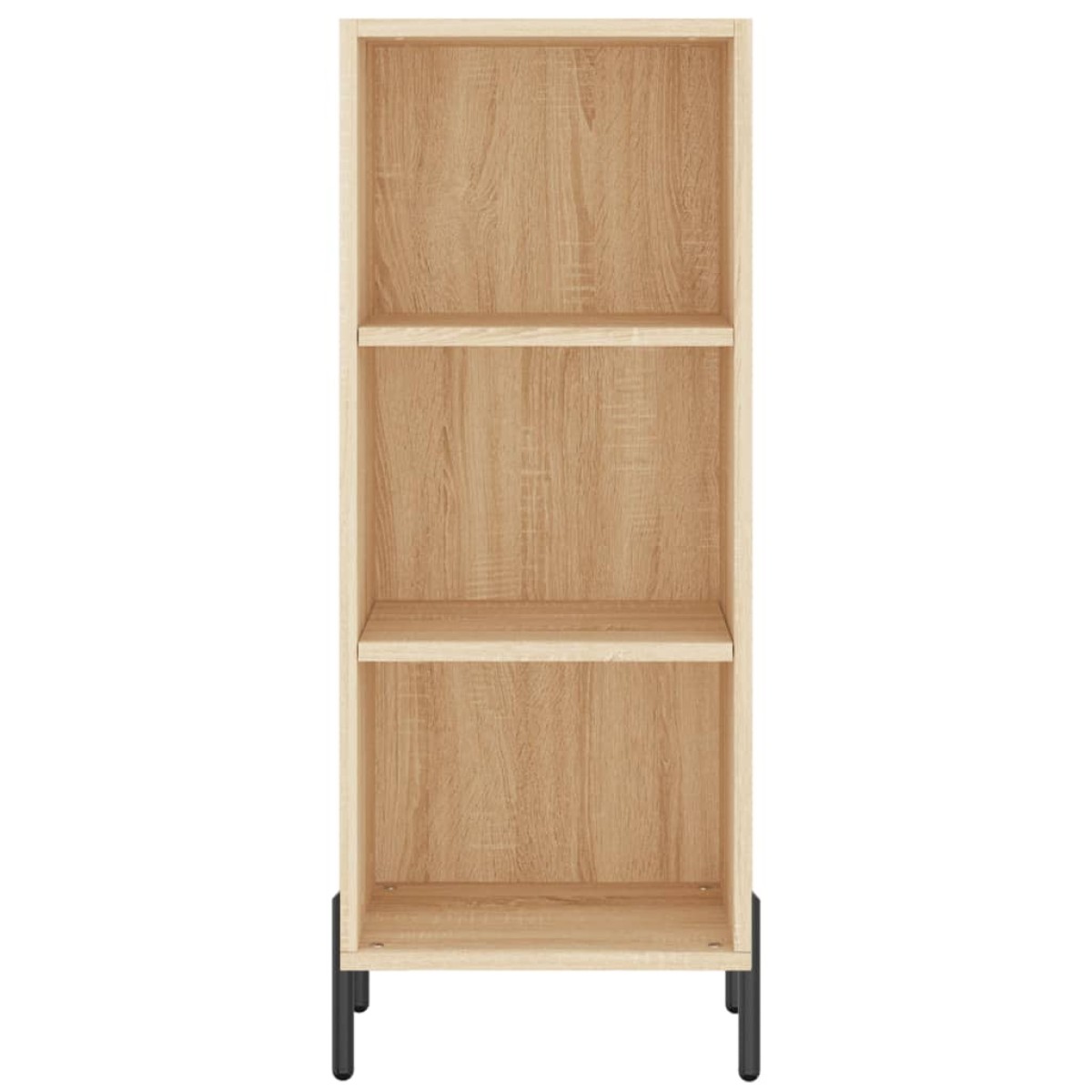 vidaXL Μπουφές Sonoma δρυς 34,5 x 34 x 180 εκ. από Επεξεργασμένο Ξύλο