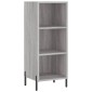 vidaXL Μπουφές Sonoma Γκρι 34,5 x 34 x 180 εκ. από Επεξεργασμένο Ξύλο
