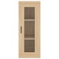 vidaXL Μπουφές Sonoma δρυς 34,5 x 34 x 180 εκ. από Επεξεργασμένο Ξύλο