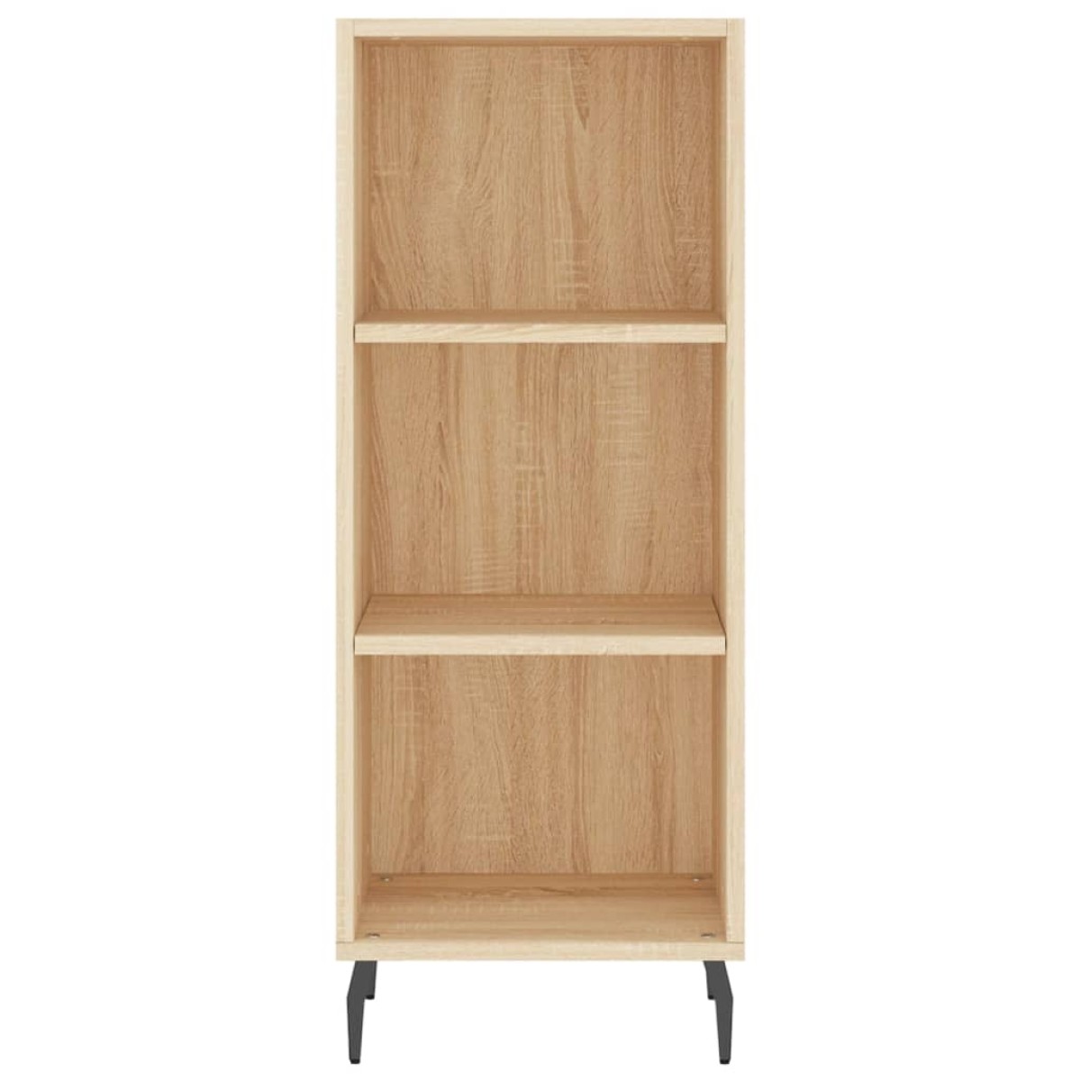vidaXL Μπουφές Sonoma δρυς 34,5 x 34 x 180 εκ. από Επεξεργασμένο Ξύλο