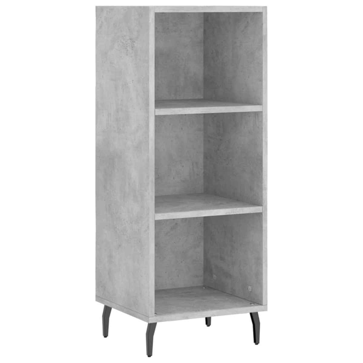 vidaXL Ντουλάπι Γκρι Σκυροδέματος 34,5x34x180 εκ. Επεξεργασμένο Ξύλο