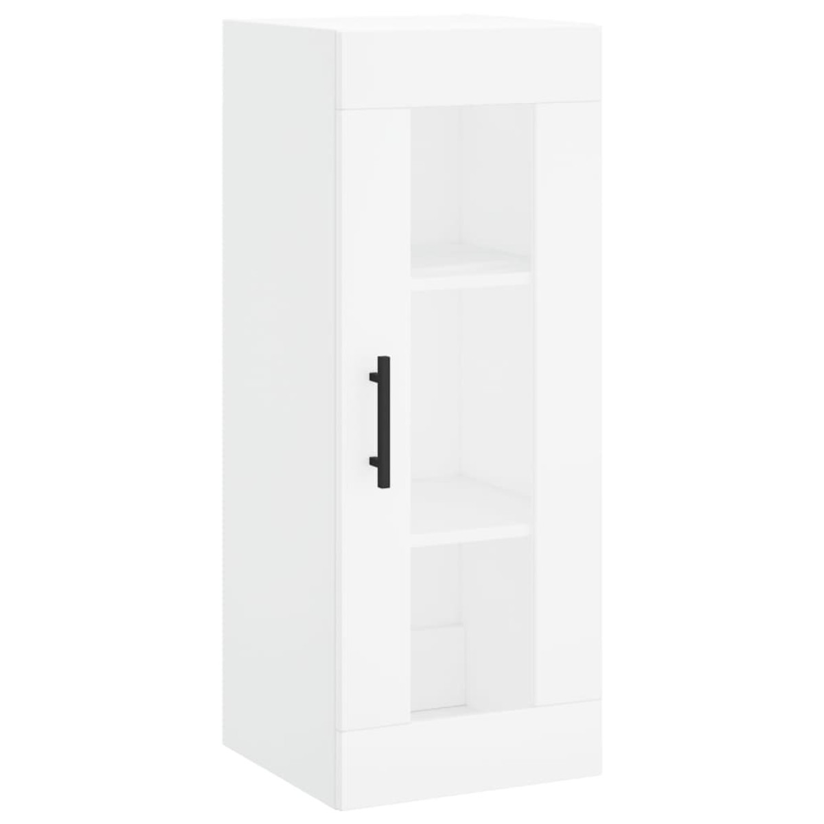 vidaXL Ντουλάπι Λευκός 34,5 x 34 x 180 εκ. από Επεξεργασμένο Ξύλο