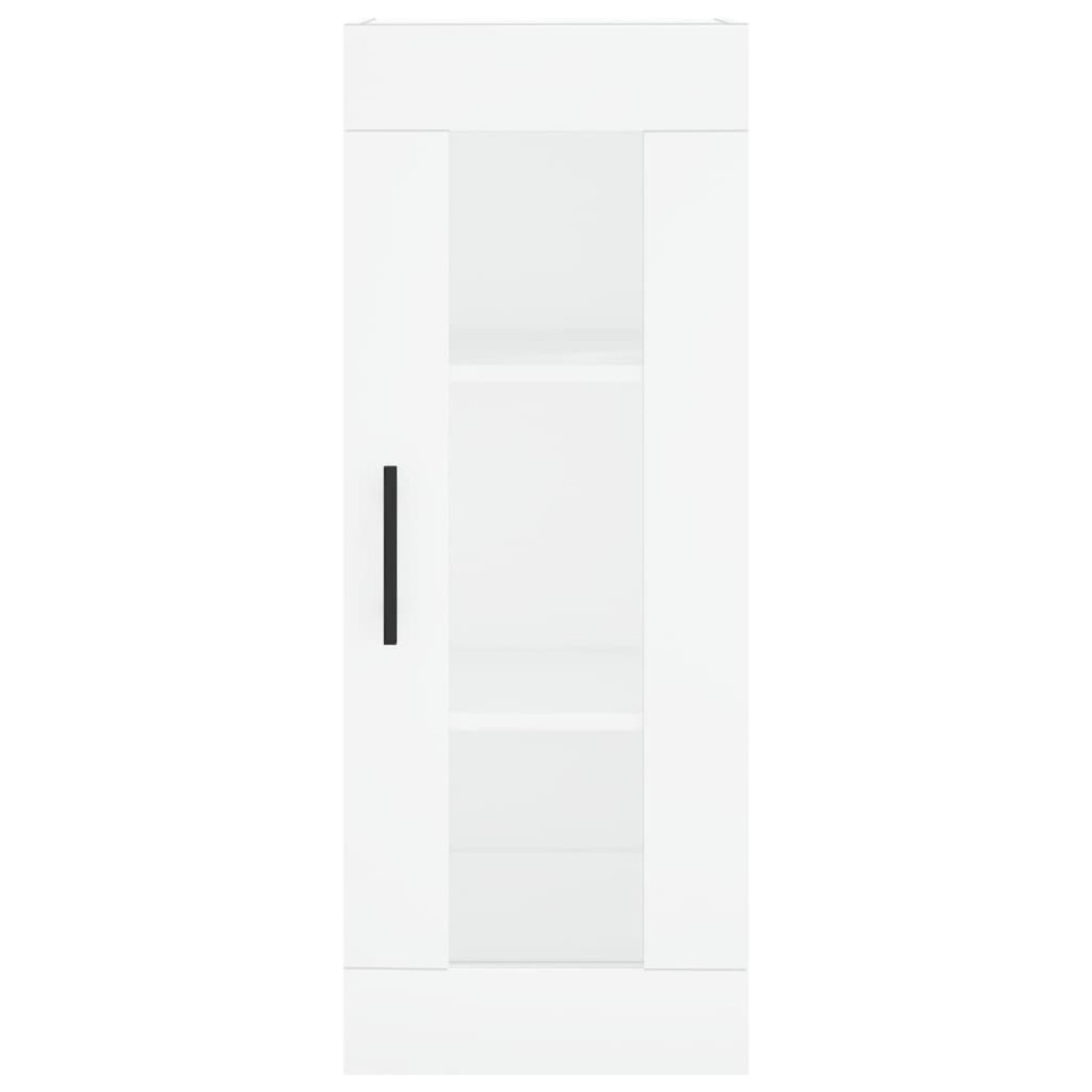 vidaXL Ντουλάπι Λευκός 34,5 x 34 x 180 εκ. από Επεξεργασμένο Ξύλο