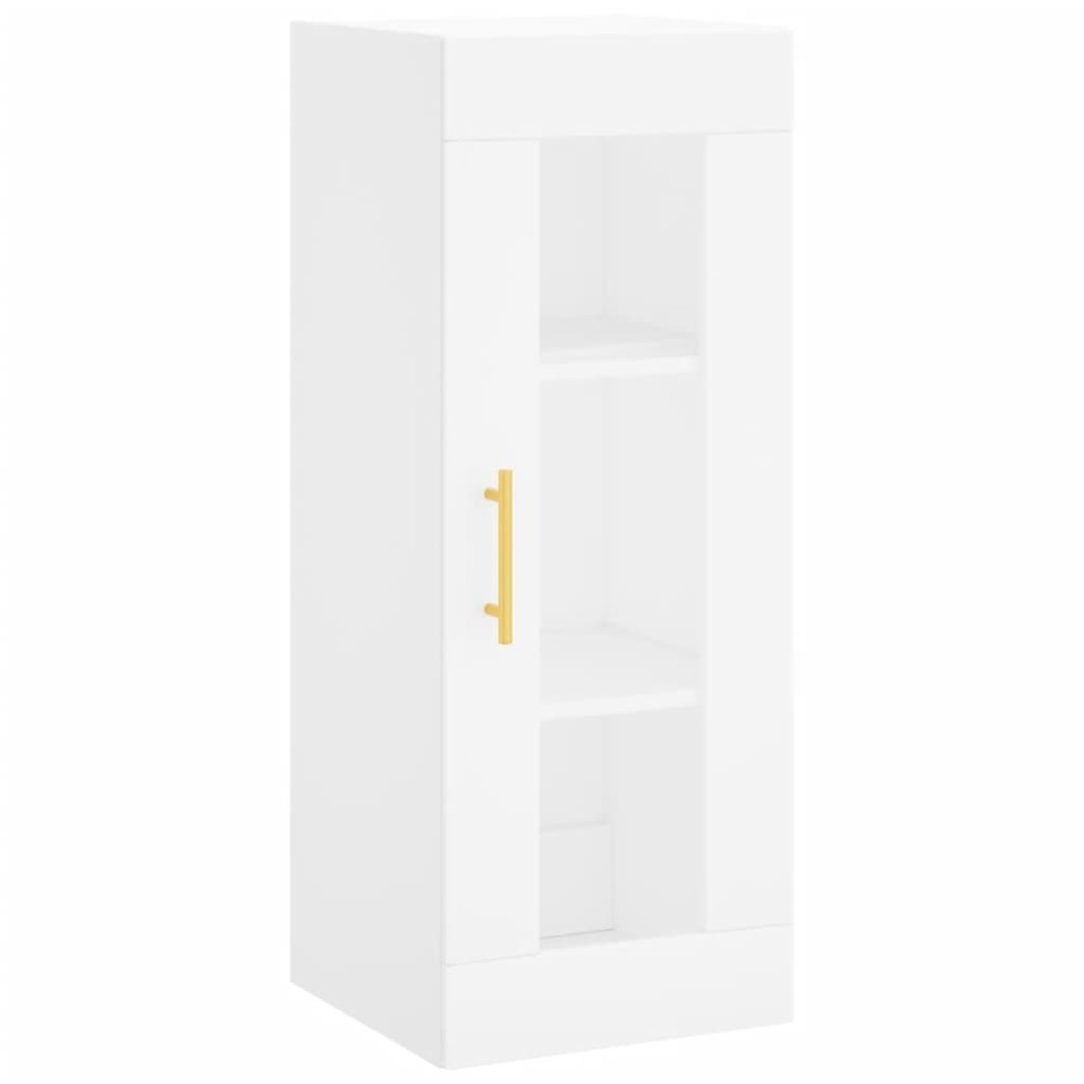 vidaXL Ντουλάπι Λευκός 34,5 x 34 x 180 εκ. από Επεξεργασμένο Ξύλο