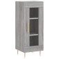 vidaXL Μπουφές Sonoma Γκρι 34,5 x 34 x 180 εκ. από Επεξεργασμένο Ξύλο