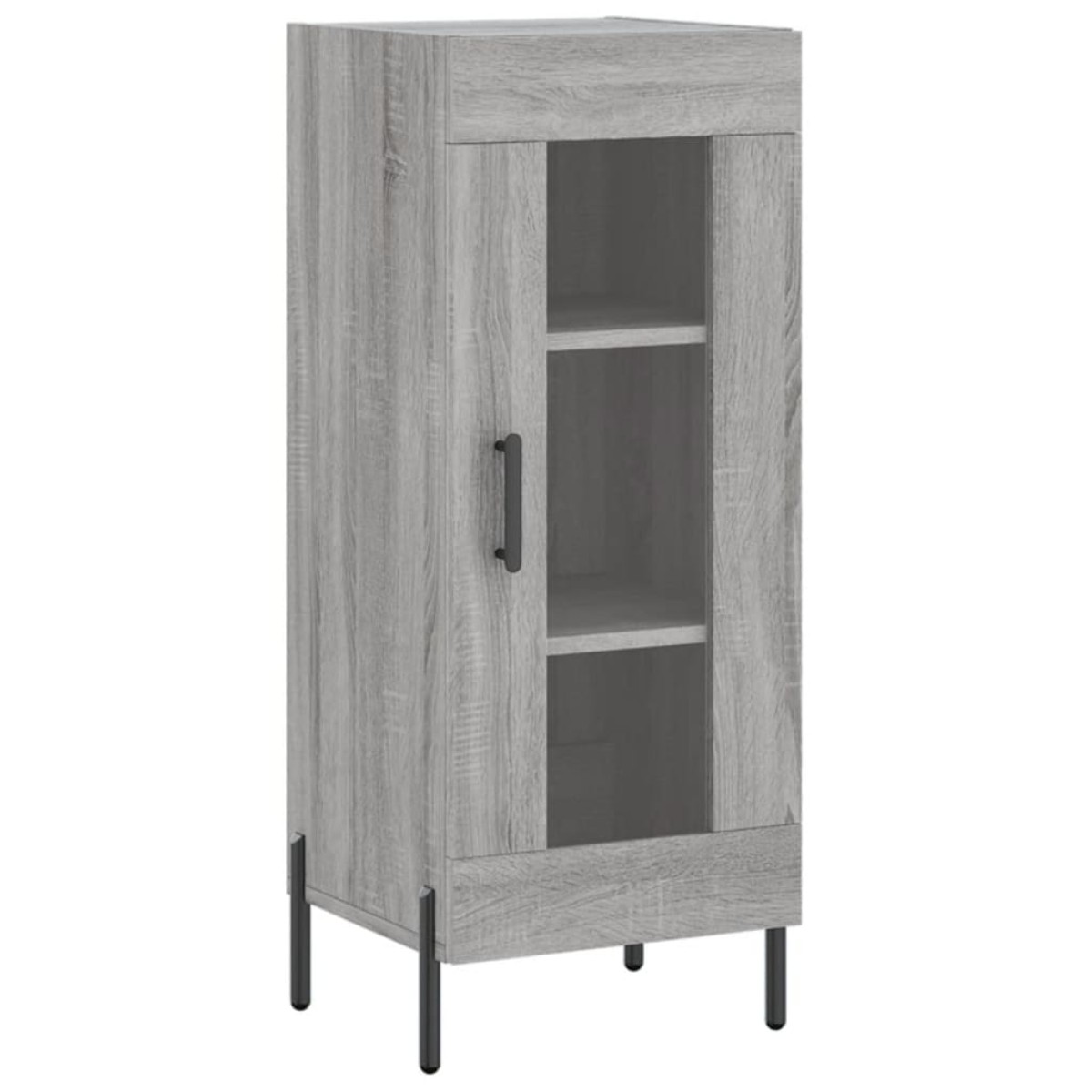 vidaXL Μπουφές Sonoma Γκρι 34,5 x 34 x 180 εκ. από Επεξεργασμένο Ξύλο