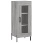 vidaXL Μπουφές Sonoma Γκρι 34,5 x 34 x 180 εκ. από Επεξεργασμένο Ξύλο