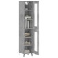 vidaXL Ντουλάπι Γκρι Σκυροδέματος 34,5x34x180 εκ. Επεξεργασμένο Ξύλο