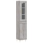 vidaXL Μπουφές Sonoma Γκρι 34,5 x 34 x 180 εκ. από Επεξεργασμένο Ξύλο