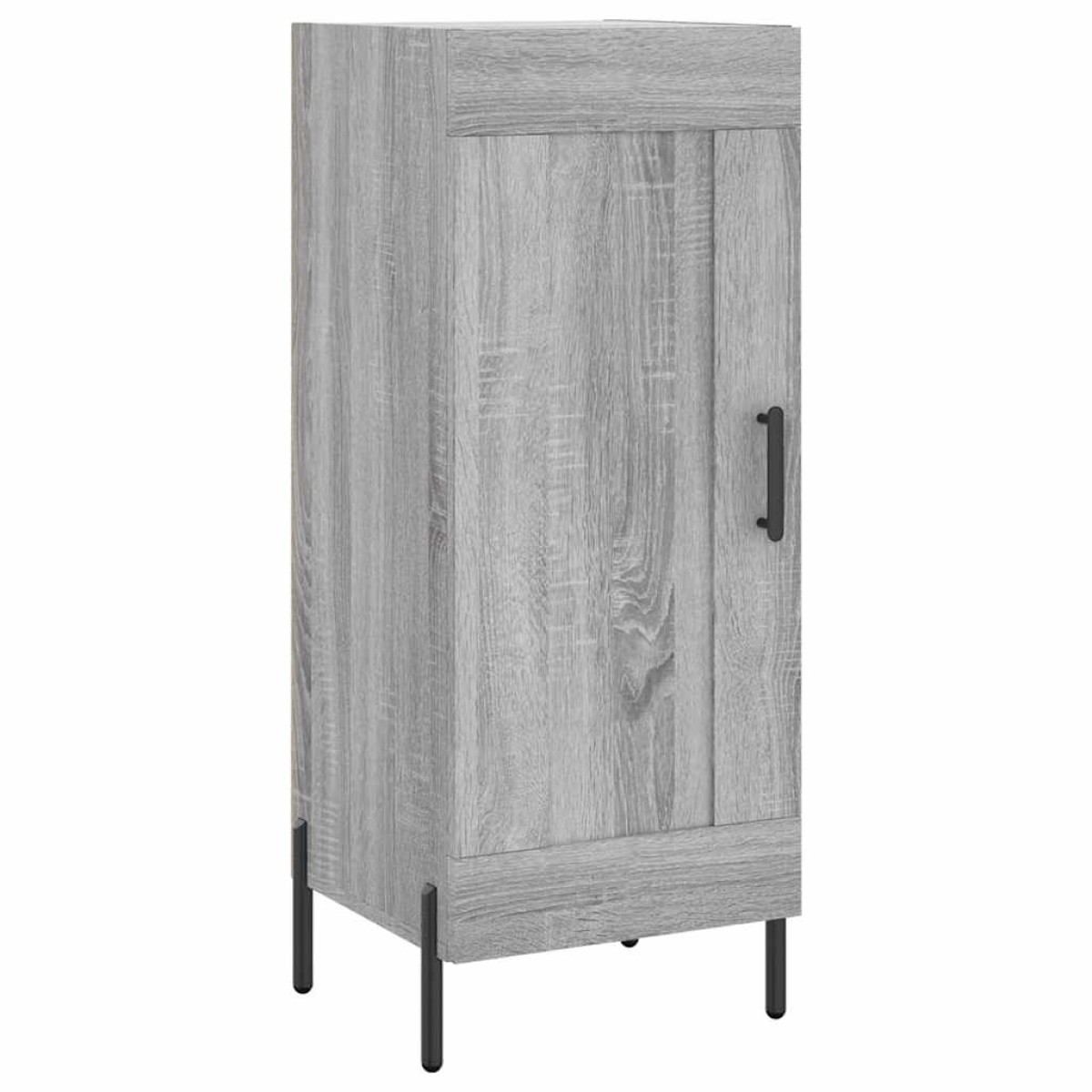 vidaXL Μπουφές Sonoma Γκρι 34,5 x 34 x 180 εκ. από Επεξεργασμένο Ξύλο