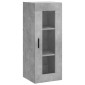 vidaXL Ντουλάπι Γκρι Σκυροδέματος 34,5x34x180 εκ. Επεξεργασμένο Ξύλο