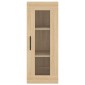 vidaXL Μπουφές Sonoma δρυς 34,5 x 34 x 180 εκ. από Επεξεργασμένο Ξύλο