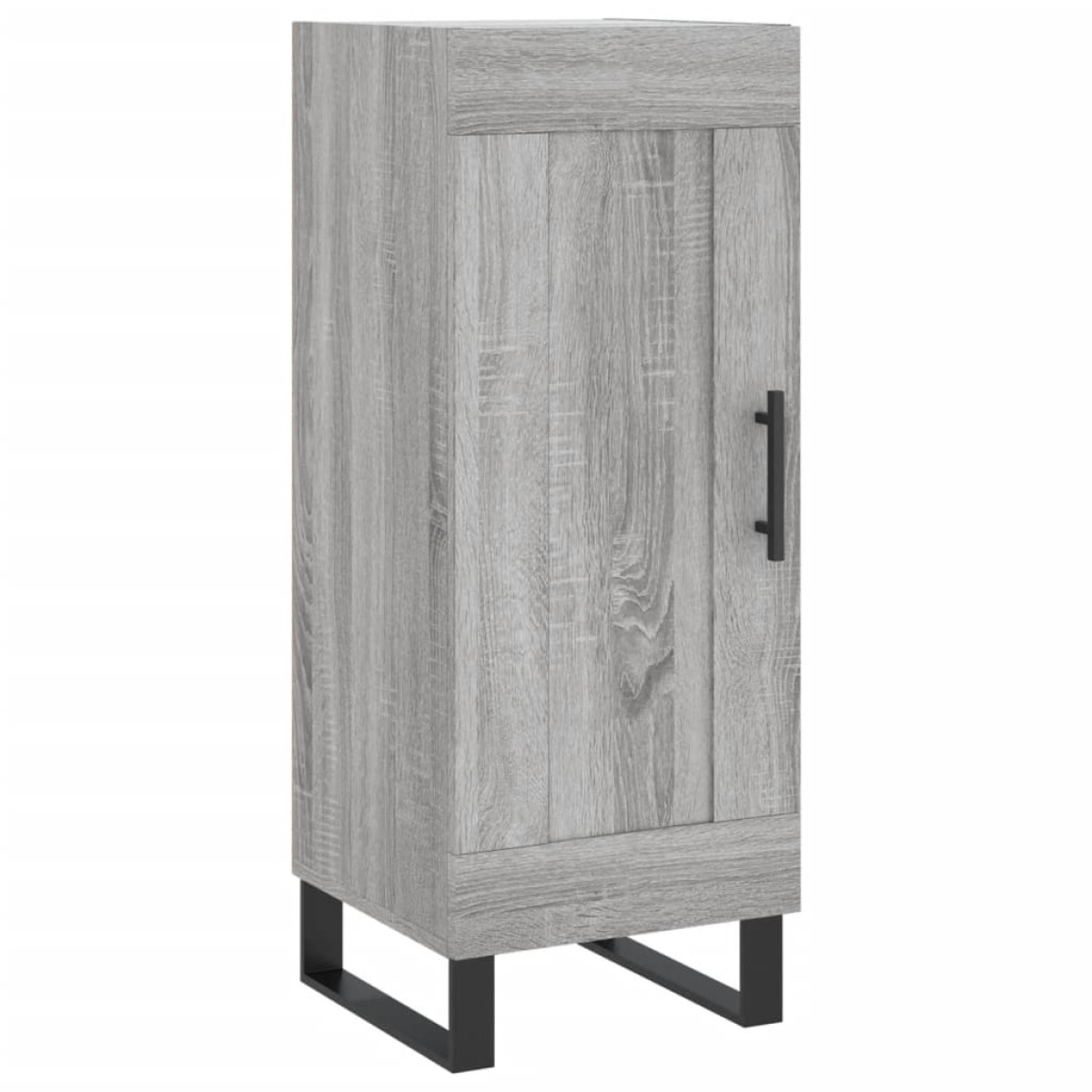vidaXL Μπουφές Sonoma Γκρι 34,5 x 34 x 180 εκ. από Επεξεργασμένο Ξύλο