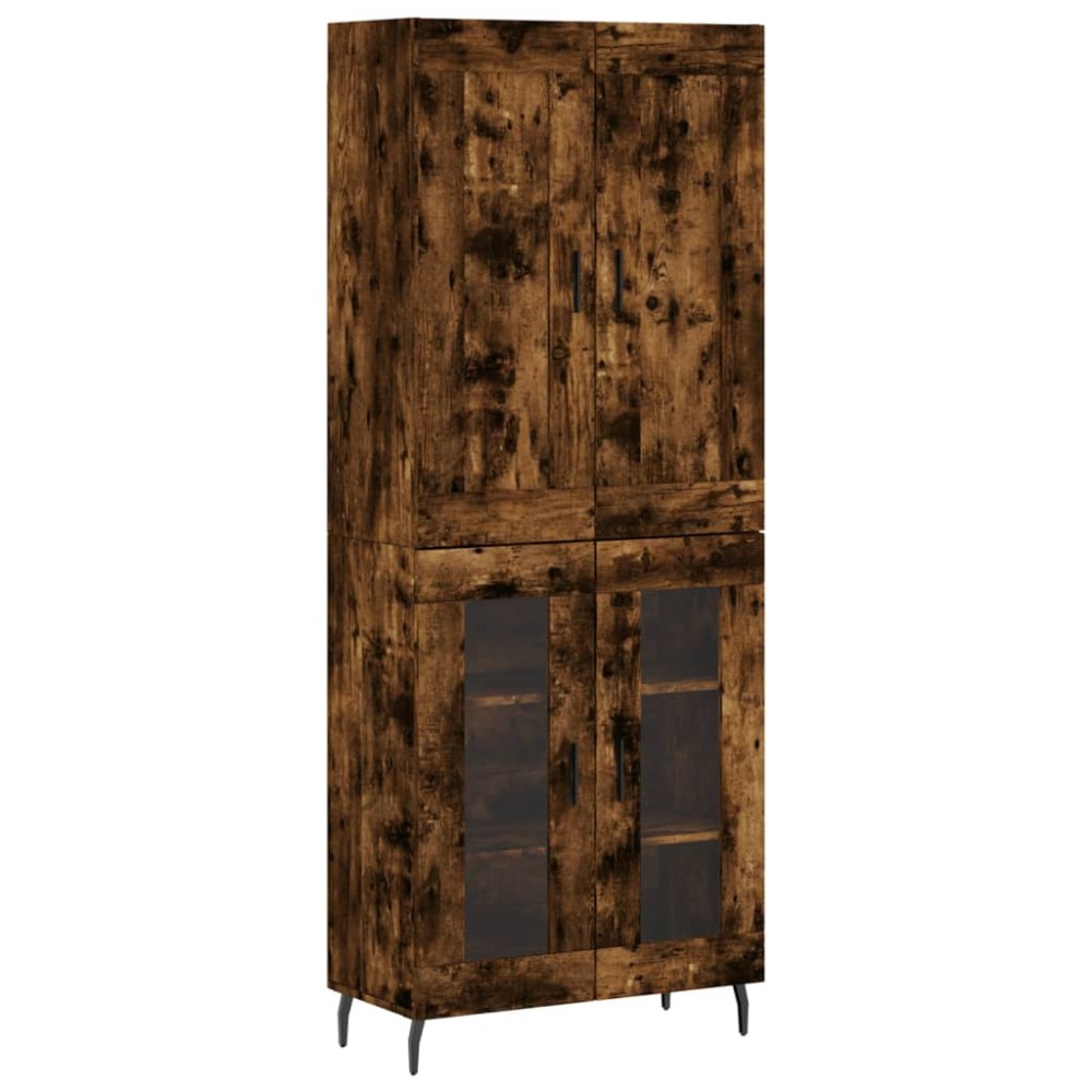 vidaXL Ντουλάπι Καπνιστή Δρυς 69,5x34x180 εκ. από Επεξεργασμένο Ξύλο