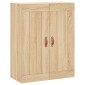 vidaXL Ντουλάπι Sonoma δρυς 69,5 x 34 x 180 εκ. από Επεξεργασμένο Ξύλο